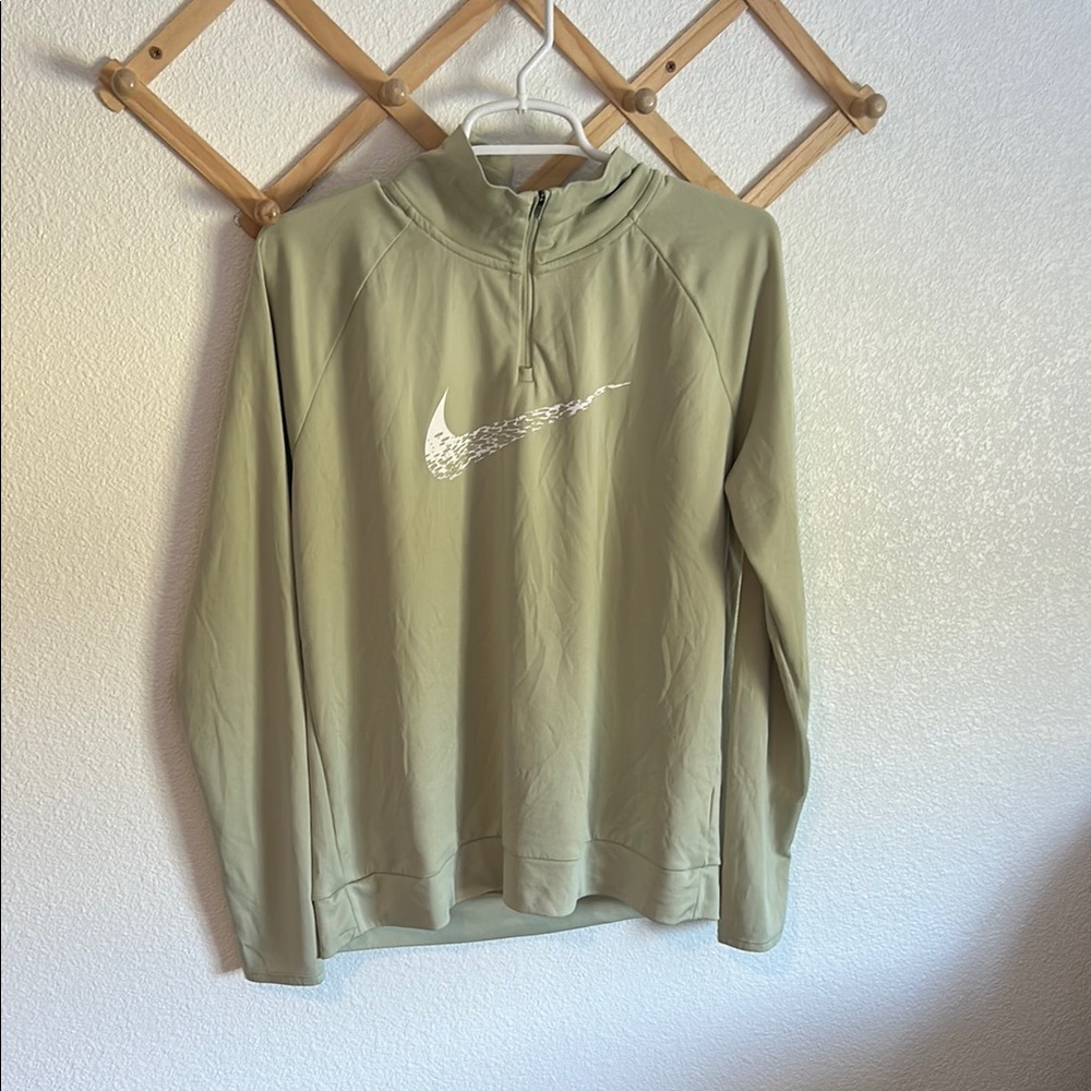 Nike Sage Green Quarter-Zip Top